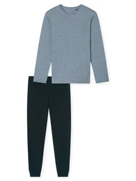 Pyjama Schlafanzug lang - Casual Essentials (2 tlg) schlafanzug schlafmode bequem