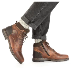 Rieker Schnürstiefel Business Schuh (TEX-Membran) 