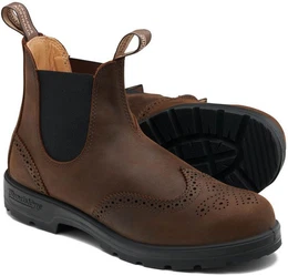 #2444 Brogued Antique Brown Leather (Classics Series) Stiefel