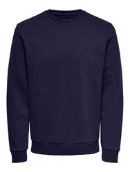 ONLY & SONS Sweatshirt ONSCERES CREW NECK NOOS Dunkelblau