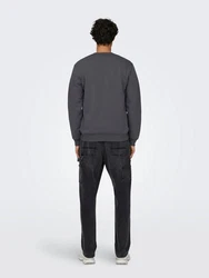 ONLY & SONS Sweatshirt ONSCERES CREW NECK NOOS Grau (5428)
