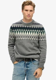 Rundhalspullover FAIRISLE KNIT CREW JUMPER