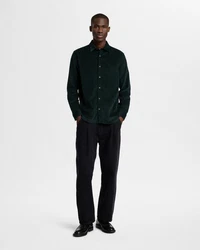 SELECTED HOMME Langarmhemd Regowen dunkelgrn