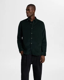 Langarmhemd SLHREGOWEN-CORD SHIRT LS NOOS