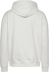 Tommy Jeans Sweatshirt TJM REG ESSENTIAL FLAG HOOD EXT Weiß/Creme/Grau/Khaki