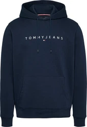 Tommy Jeans Hoodie TJM REG LINEAR LOGO HOODIE EXT Dunkelblau