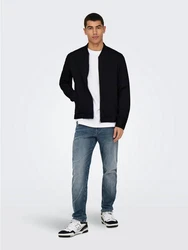 ONLY & SONS Jacke ONSMARK BOMBER 0209 Schwarz/Beige