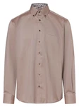 Eterna Businesshemd Lila/Beige/Braun/Grau