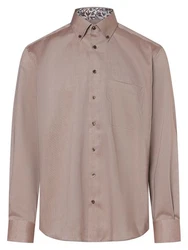 Eterna Businesshemd Lila/Beige/Braun/Grau