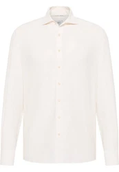 Eterna Langarmhemd MODERN FIT EASY IRON Weiß/Creme