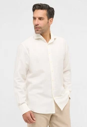 Eterna Langarmhemd MODERN FIT EASY IRON Weiß/Creme