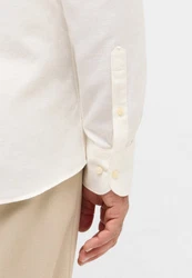 Eterna Langarmhemd MODERN FIT EASY IRON Weiß/Creme