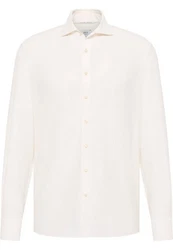 Eterna Langarmhemd MODERN FIT EASY IRON Weiß/Creme