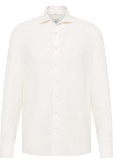 Eterna Langarmhemd MODERN FIT EASY IRON Weiß/Creme
