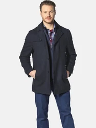 Jan Vanderstorm Wolljacke TJORVE Dunkelblau/Blau/Hellblau/Grau
