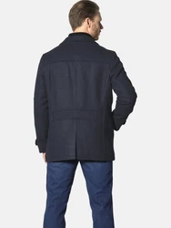 Jan Vanderstorm Wolljacke TJORVE Dunkelblau/Blau/Hellblau/Grau