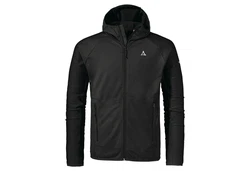 Schöffel Fleecejacke Fleece Hoody Style Cascata Grau/Dunkelgrau/Schwarz