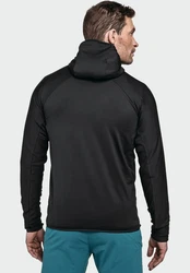 Schöffel Fleecejacke Fleece Hoody Style Cascata Grau/Dunkelgrau/Schwarz