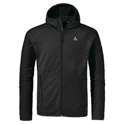 Schöffel Fleecejacke Fleece Hoody Style Cascata Grau/Dunkelgrau/Schwarz