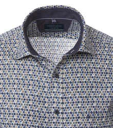CASAMODA Businesshemd Kent Comfort Fit Strickpullover Dunkelblau/Blau/Grau/Hellblau