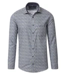 CASAMODA Businesshemd Kent Comfort Fit Strickpullover Dunkelblau/Blau/Grau/Hellblau
