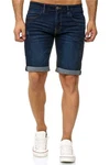 Indicode Shorts Kaden Jeans Dunkelblau/Blau