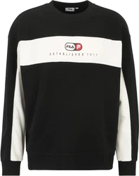 Fila Rundhalspullover La Paz Crew Sweat Schwarz/Creme/Weiß