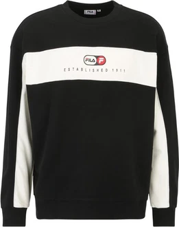 Fila Rundhalspullover La Paz Crew Sweat Schwarz/Creme/Weiß