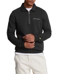 Lyle & Scott Sweatshirt Mit Stehkragen Half Zip Schwarz/Grün/Dunkelblau