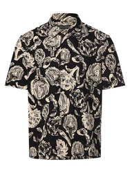 Marc O'Polo Outdoorhemd Dunkelblau/Schwarz/Grau/Beige