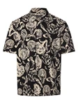 Marc O'Polo Outdoorhemd Dunkelblau/Schwarz/Grau/Beige