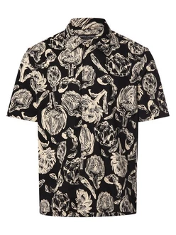 Marc O'Polo Outdoorhemd Dunkelblau/Schwarz/Grau/Beige