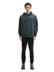TOM TAILOR Sweatshirt Oversized Hoodie Dunkelgrün/Grün