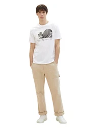 TOM TAILOR T-Shirt Weiß