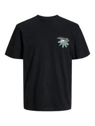 ONLY T-Shirt Schwarz/Lila/Mischfarben