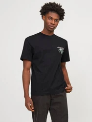 ONLY T-Shirt Schwarz/Lila/Mischfarben