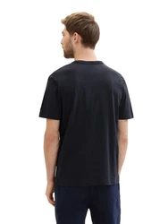 TOM TAILOR T-Shirt Dunkelblau/Rot/Rosa