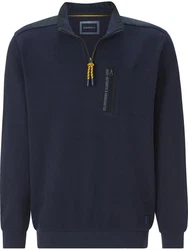 Babista Sweatshirt NEVIMO mit zipbarer Brusttasche blau/dunkelblau