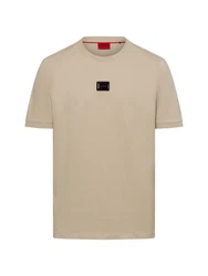 HUGO T-Shirt Diragolino Beige/Khaki