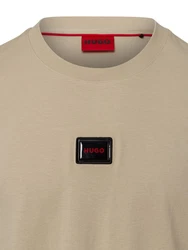 HUGO T-Shirt Diragolino Beige/Khaki