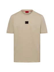 HUGO T-Shirt Diragolino Beige/Khaki