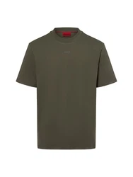 HUGO T-Shirt Dapolino Dunkelgrün/Khaki