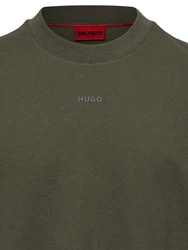 HUGO T-Shirt Dapolino Dunkelgrün/Khaki