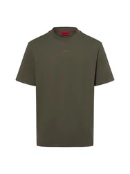 HUGO T-Shirt Dapolino Dunkelgrün/Khaki