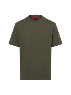 HUGO T-Shirt Dapolino Dunkelgrün/Khaki