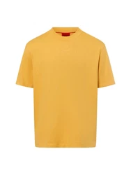 HUGO T-Shirt Dapolino Gelb