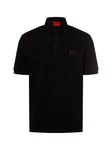 HUGO Poloshirt Dereso Schwarz/Rot