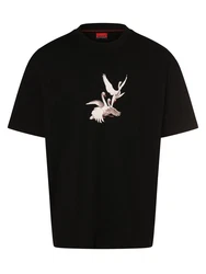 HUGO T-Shirt Asil_LB Schwarz/Grau