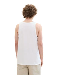 TOM TAILOR T-Shirt Weiß/Creme/Schwarz