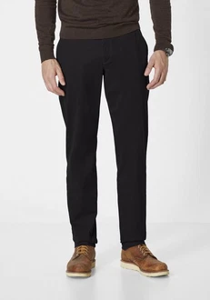 Redpoint Chinohose ODESSA Regular Fit Schwarz/Dunkelgrau